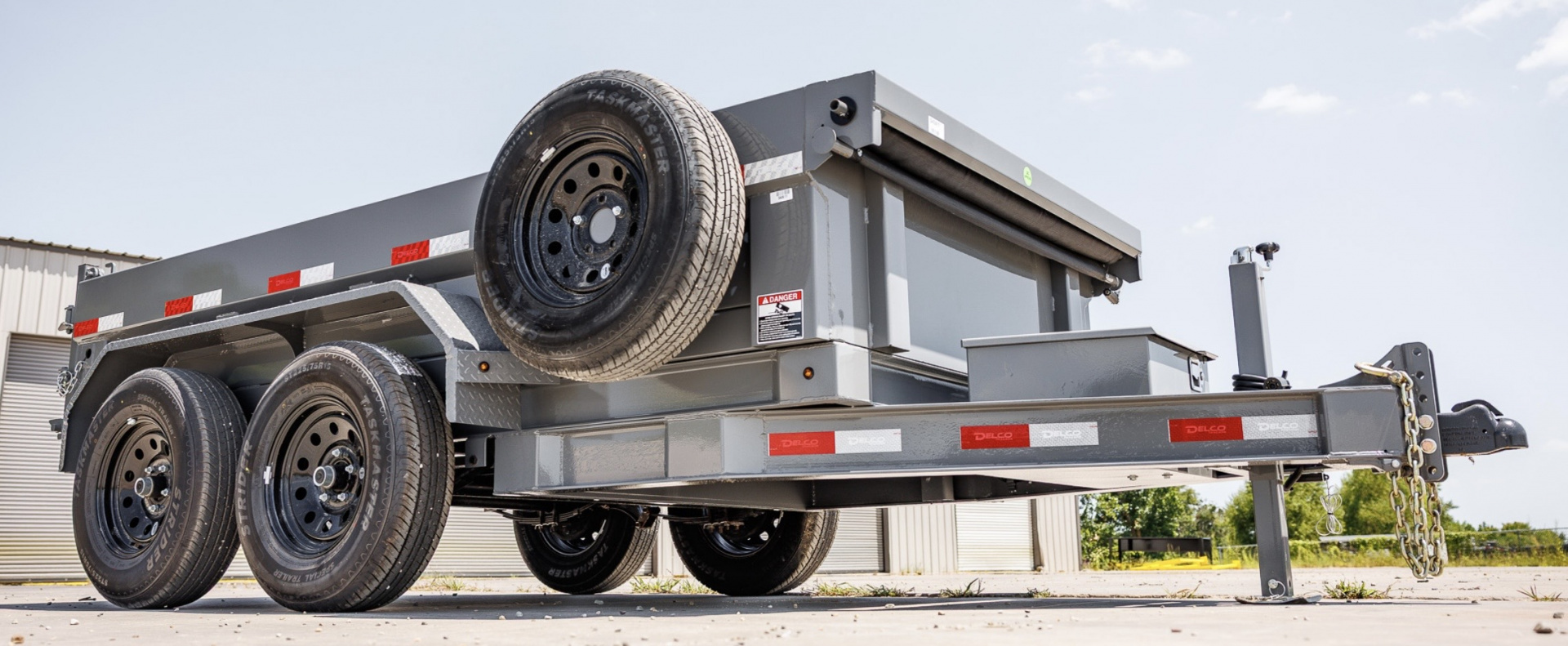 New DELCO 7K 5X10 DUMP Dump Trailer