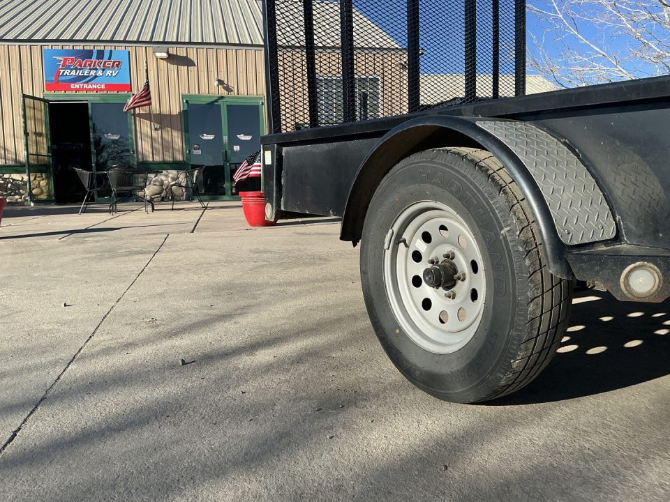 Used 2015 Rice Trailers SST7612 Utility Trailer
