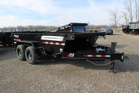 New 2026 PJ Trailers 14' DT1 15.4K GVWR Dump Trailer