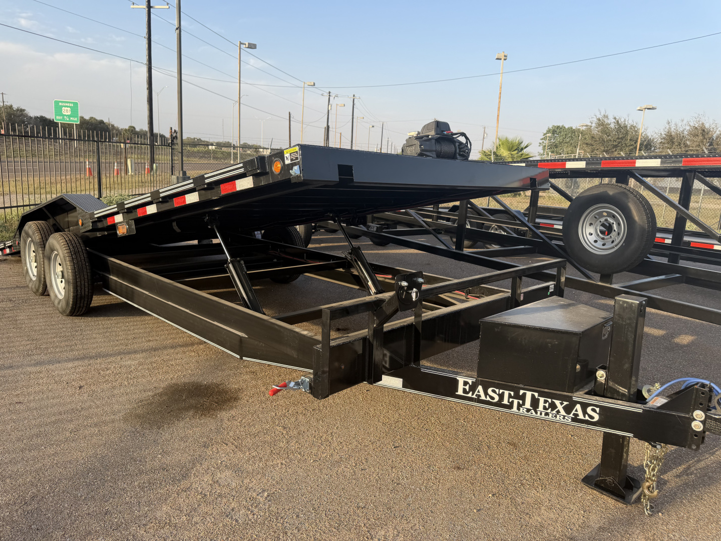 New 2026 East Texas Trailers 102x22ft Power Tilt Car Hauler