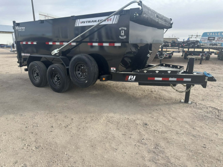 New 2026 PJ 14' Low Pro Telescopic Dump (DT1)