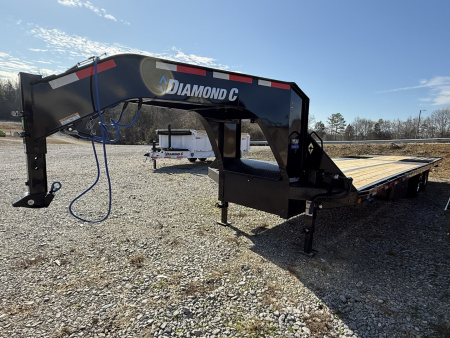 New 2026 Diamond C FMAX 210 Flatbed 32’ TRAILER, HYD DOVETAIL, ALUMINUM OUTER WHEELS, 14PLY TIRES
