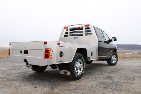 New EBY Trailers Free Country Skirted Flatbed Truck Bed