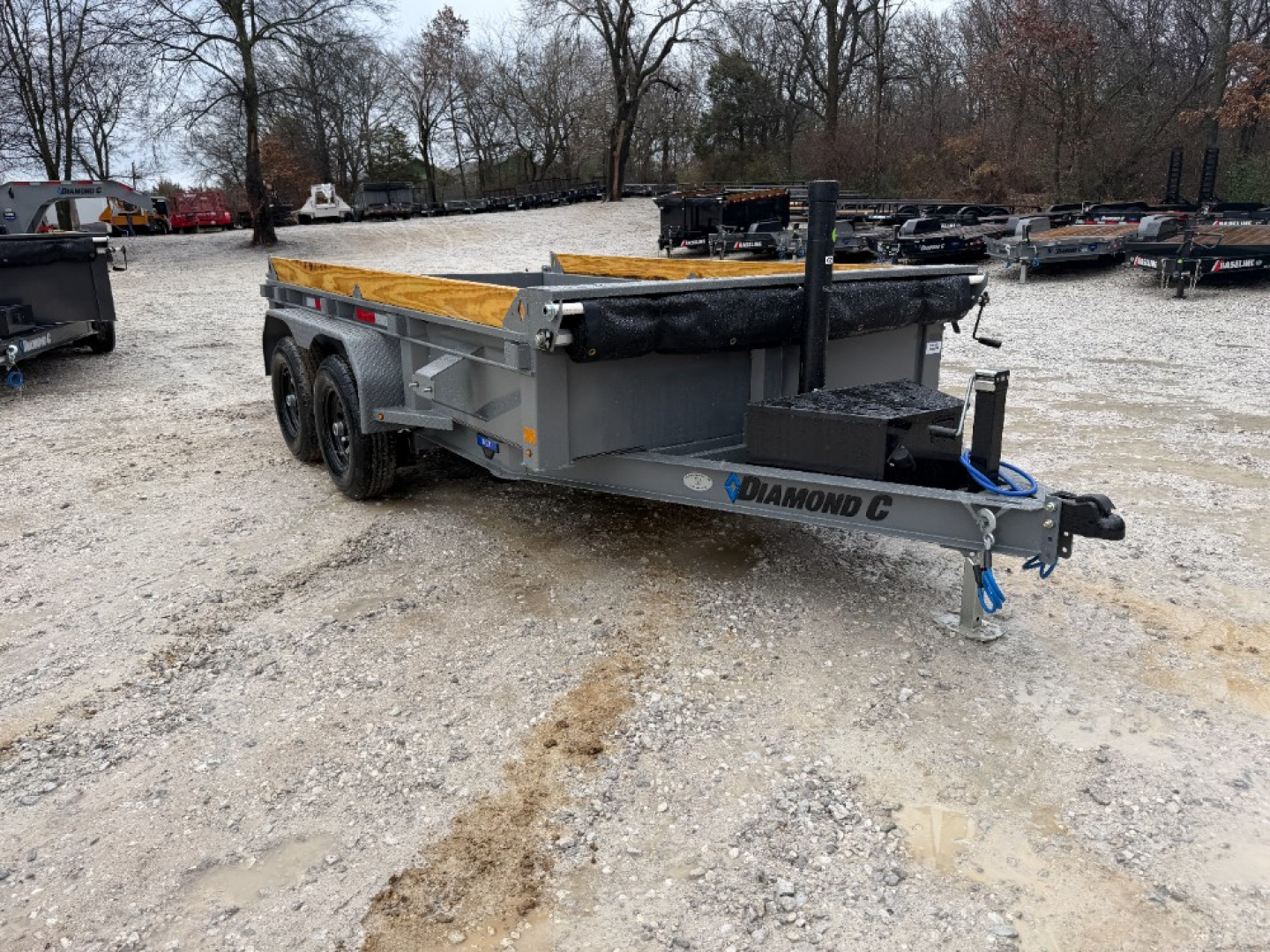 New 2026 Diamond C Trailers MDT 206 Package 12'X77" Dump Trailer