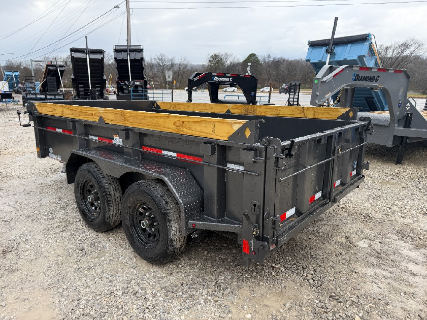 New 2026 Diamond C Trailers MDT 206 Package 12'X77" Dump Trailer