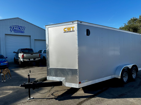 New 2026 Covered Wagon Trailers 7X14 TA 7FT INTERIOR HEIGHT POLYCORE WITH Cargo / Enclosed Trailer