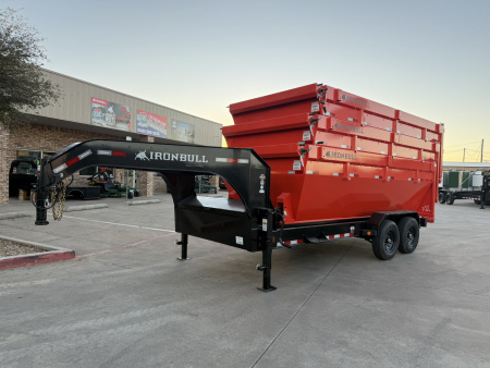 New 2026 Iron Bull DBG14 83x16 14k Dump Trailer