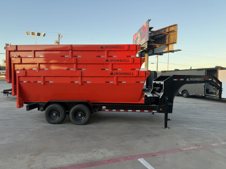 New 2026 Iron Bull DBG14 83x16 14k Dump Trailer