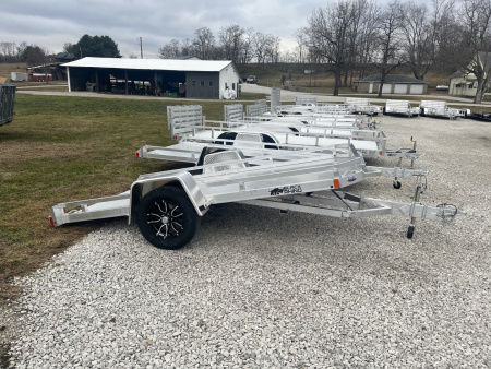 New 2026 Black Rhino 3K 81"x12' Aluminum Utility Trailer