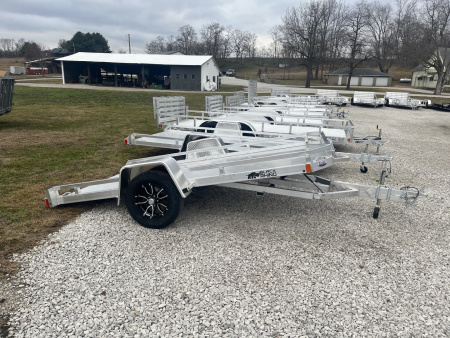 New 2026 Black Rhino 3K 81"x12' Aluminum Utility Trailer