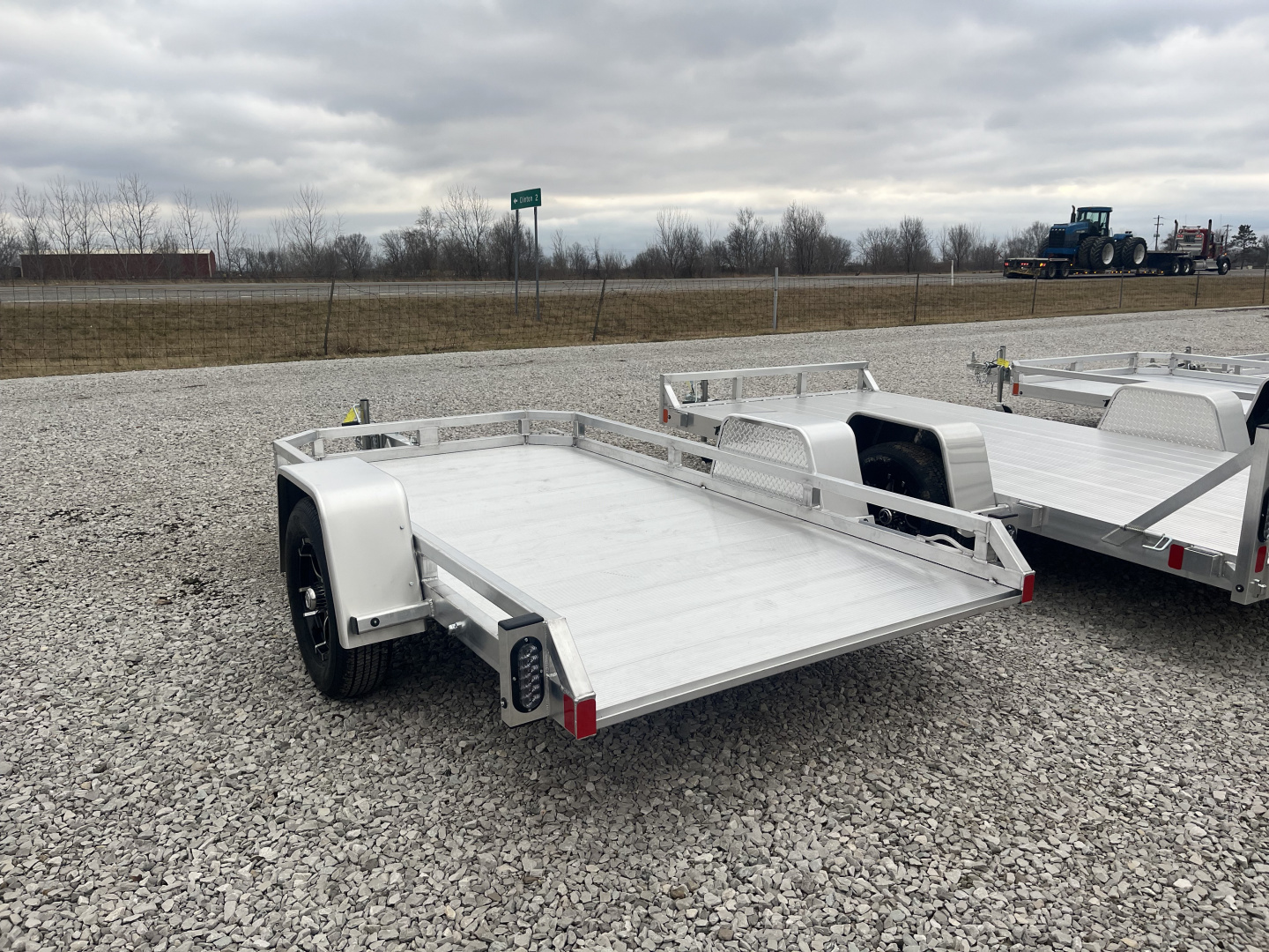 New 2026 Black Rhino 3K 66"x10' Aluminum Utility Trailer