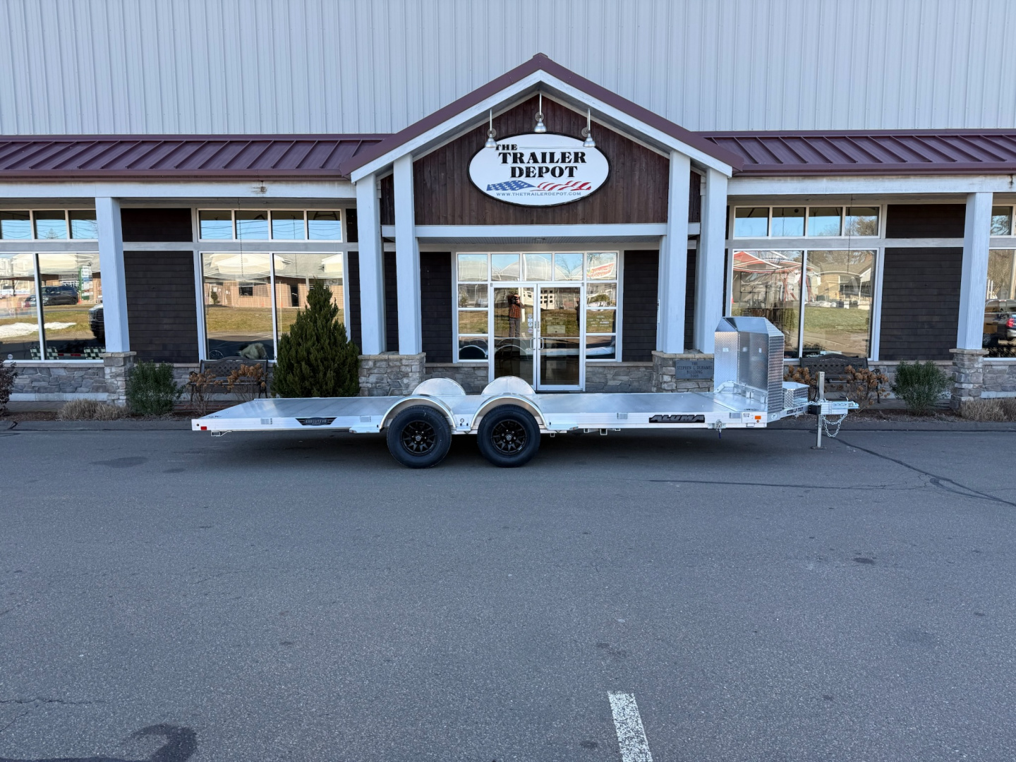 New Aluma 6'9" x 20' Executive Series Open Car Tilt Trailer 9.9K