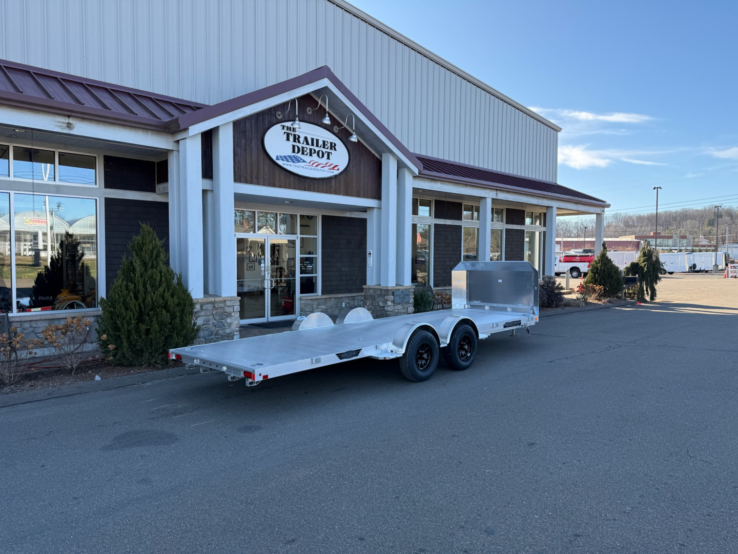 New Aluma 6'9" x 20' Executive Series Open Car Tilt Trailer 9.9K