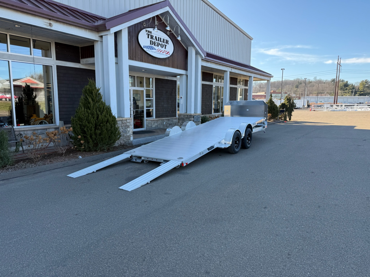 New Aluma 6'9" x 20' Executive Series Open Car Tilt Trailer 9.9K