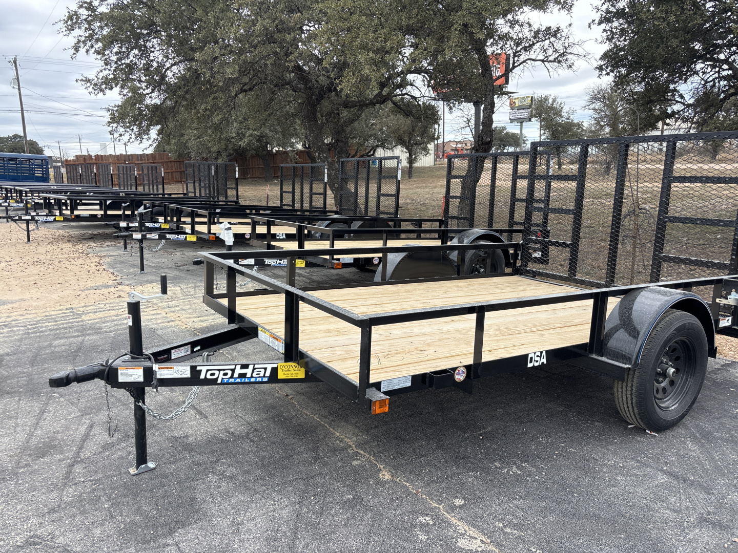 New 2026 Top Hat DSA Utility Trailer