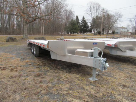 New Eby Tradesman 24 Ft Aluminum Flatbed Deckover Equipment Trailer