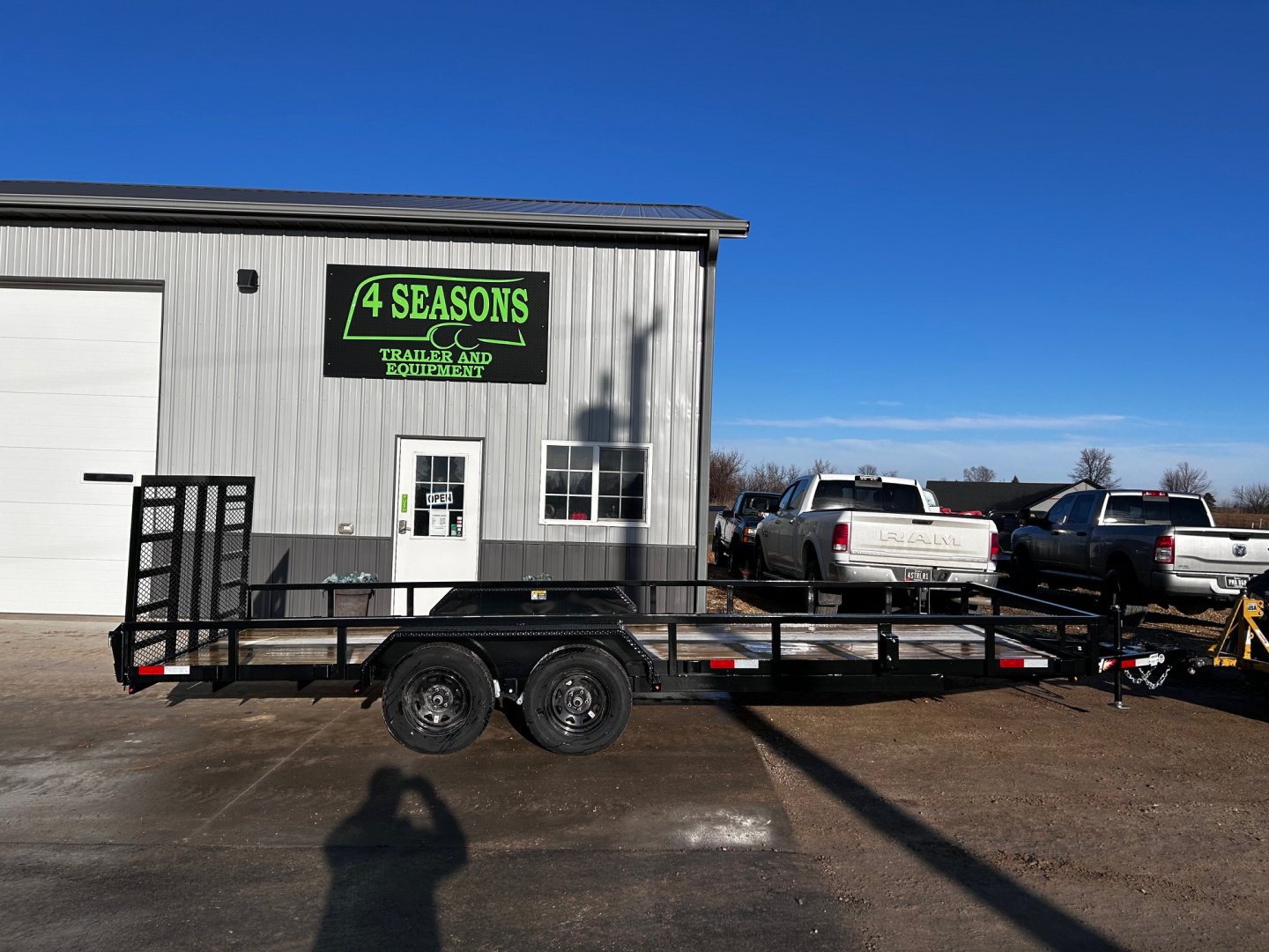 New 2026 H&H Trailers 82"X20' Rail Side Utility 7k gvwr Utility Trailer