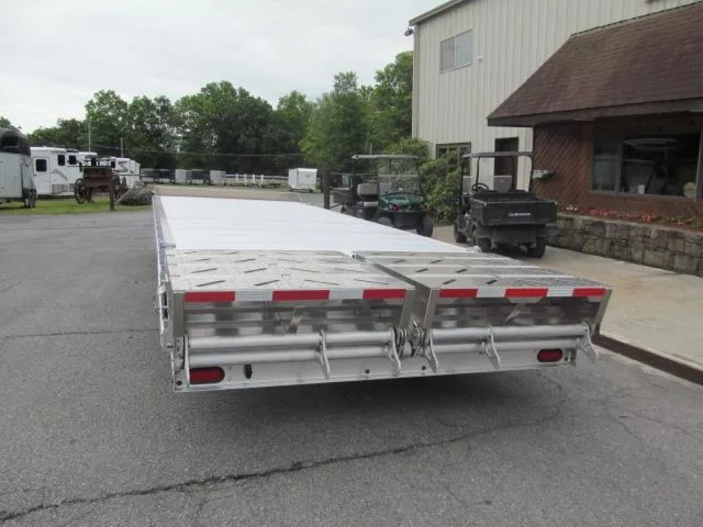 New Eby Tradesman 24 Ft Aluminum Flatbed Deckover Equipment Trailer