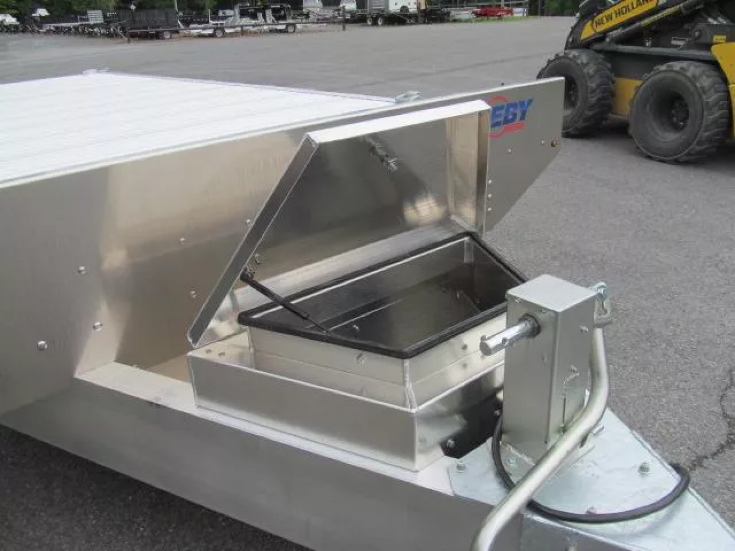 New Eby Tradesman 24 Ft Aluminum Flatbed Deckover Equipment Trailer