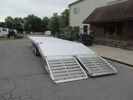 New Eby Tradesman 24 Ft Aluminum Flatbed Deckover Equipment Trailer