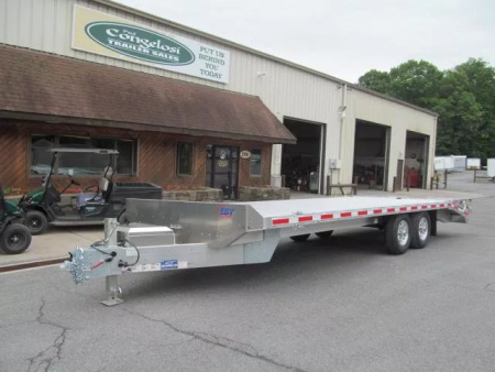 New Eby Tradesman 24 Ft Aluminum Flatbed Deckover Equipment Trailer