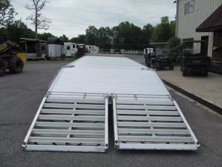New Eby Tradesman 24 Ft Aluminum Flatbed Deckover Equipment Trailer