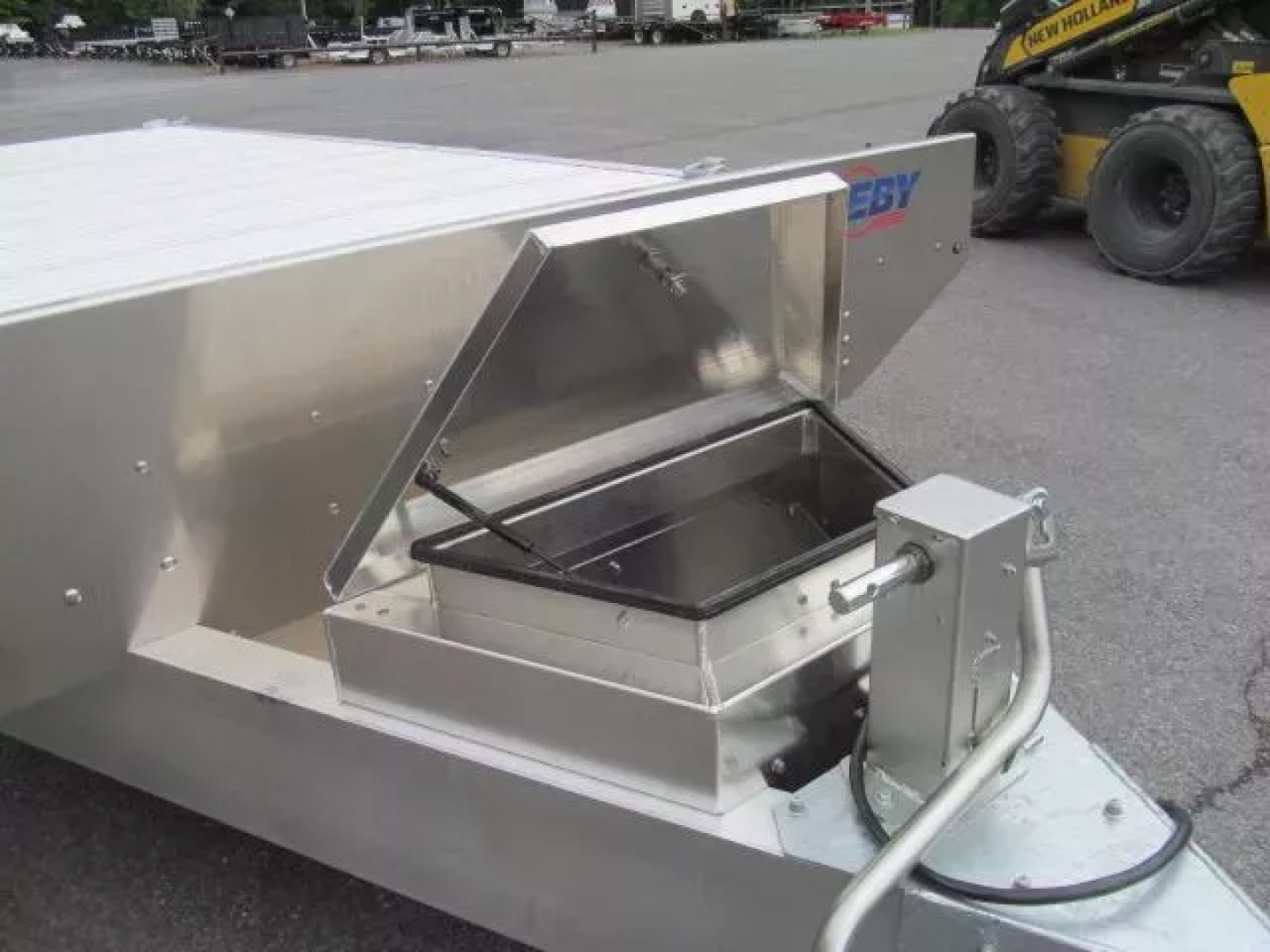 New Eby Tradesman 24 Ft Aluminum Flatbed Deckover Equipment Trailer