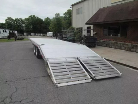 New Eby Tradesman 24 Ft Aluminum Flatbed Deckover Equipment Trailer