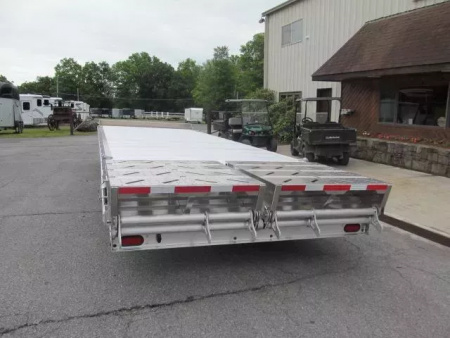 New Eby Tradesman 24 Ft Aluminum Flatbed Deckover Equipment Trailer
