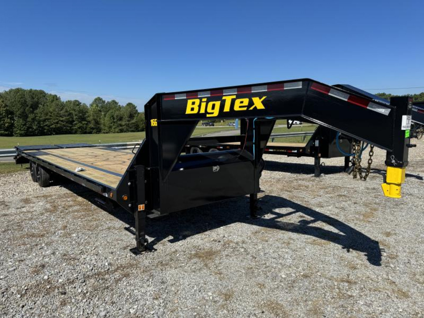 New 2026 Big Tex 16GN-20+5 Flatbed Trailer, MEGA RAMPS, DUAL JACKS