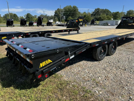 New 2026 Big Tex 16GN-20+5 Flatbed Trailer, MEGA RAMPS, DUAL JACKS