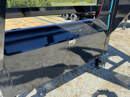 New 2026 Big Tex 16GN-20+5 Flatbed Trailer, MEGA RAMPS, DUAL JACKS