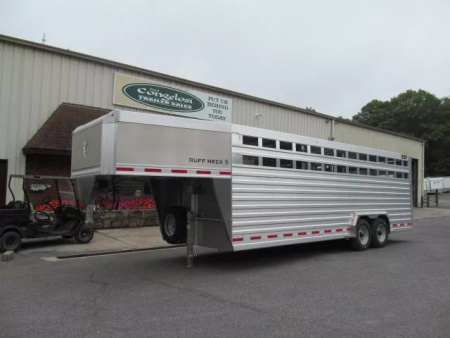 New EBY 8 X 24 Ruffneck Stock Trailer