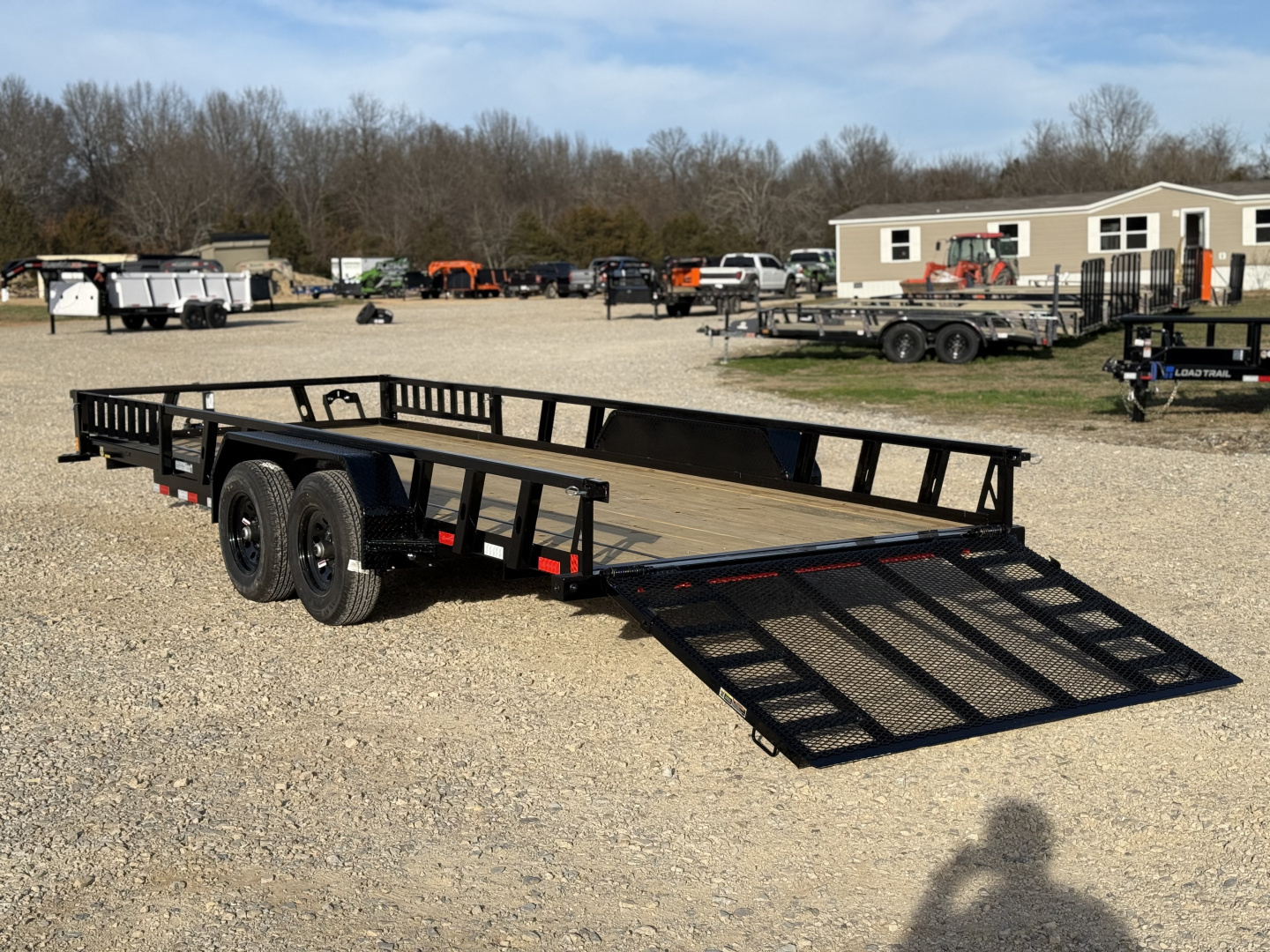 New 2026 Load Trail UE 83X20 Utility Trailer / 4' FOLD IN GATE / 9.99K GVWR