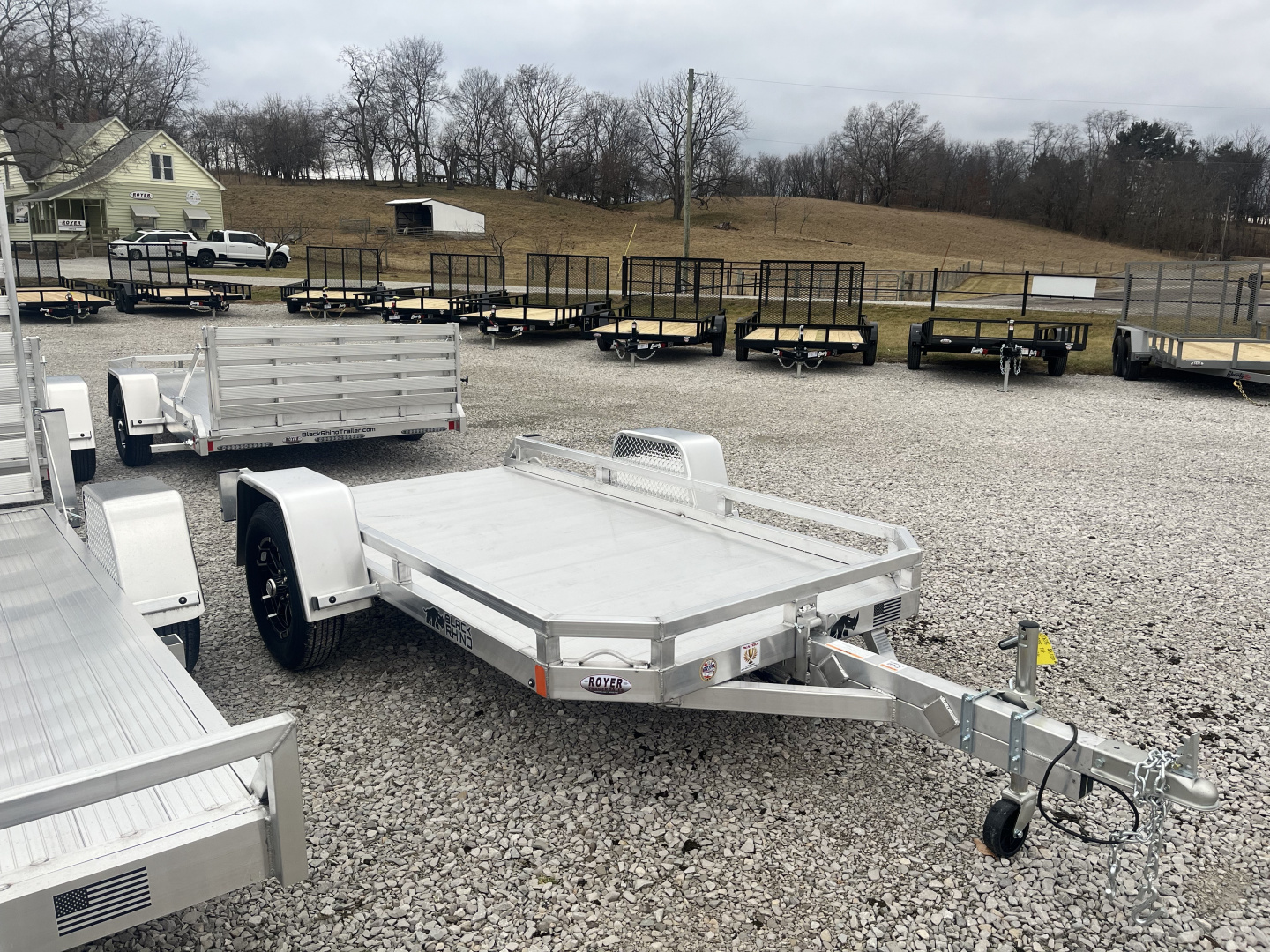 New 2026 Black Rhino 3K 66"x10' Aluminum Utility Trailer