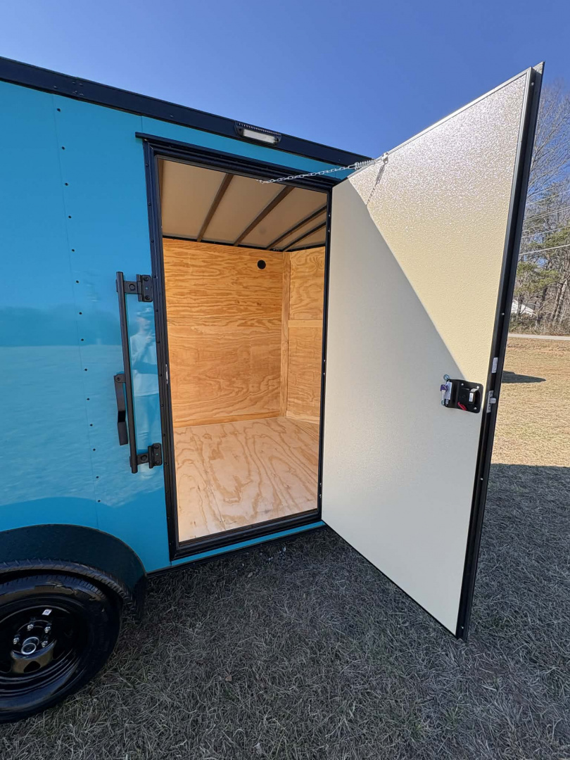 New 2026 Diamond Cargo 7X14 WATERBLUE Cargo / Enclosed Trailer