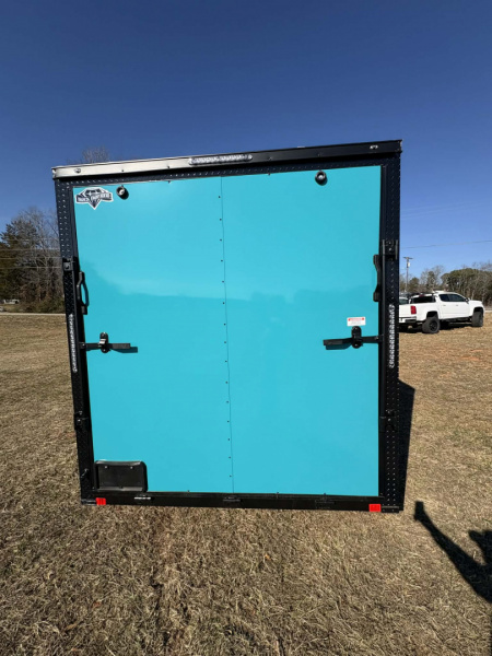New 2026 Diamond Cargo 7X14 WATERBLUE Cargo / Enclosed Trailer