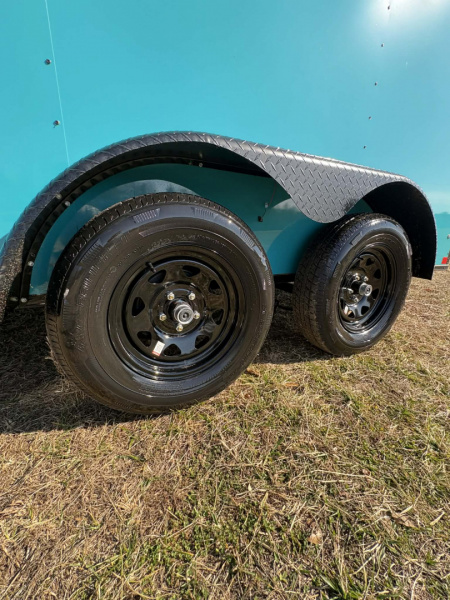 New 2026 Diamond Cargo 7X14 WATERBLUE Cargo / Enclosed Trailer