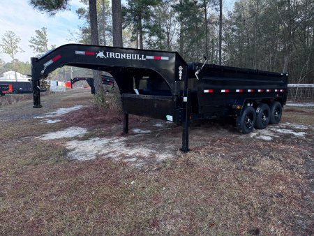 New 2026 Iron Bull DTG 83X16 21K GOOSENECK DUMP