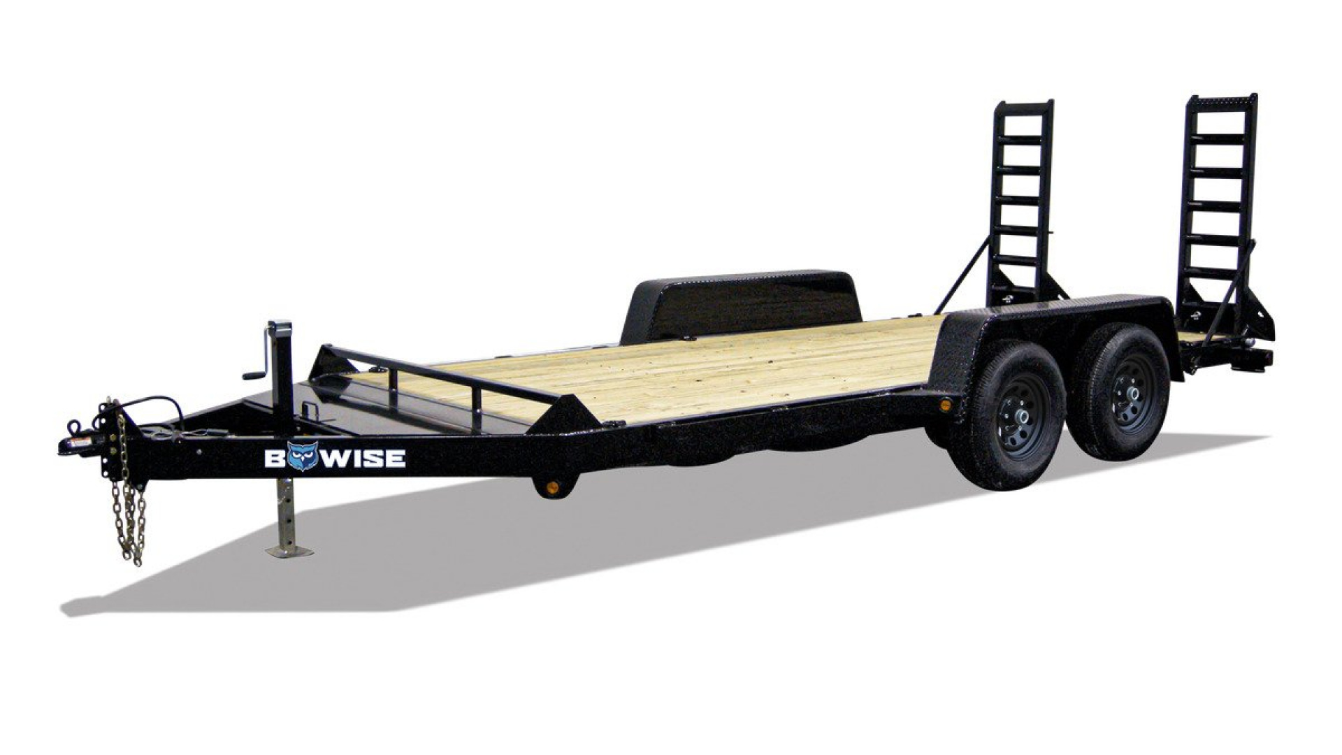 New 7 x 16 EH10 BWISE Implement Equipment Trailer 10k ***Hammertone Gray