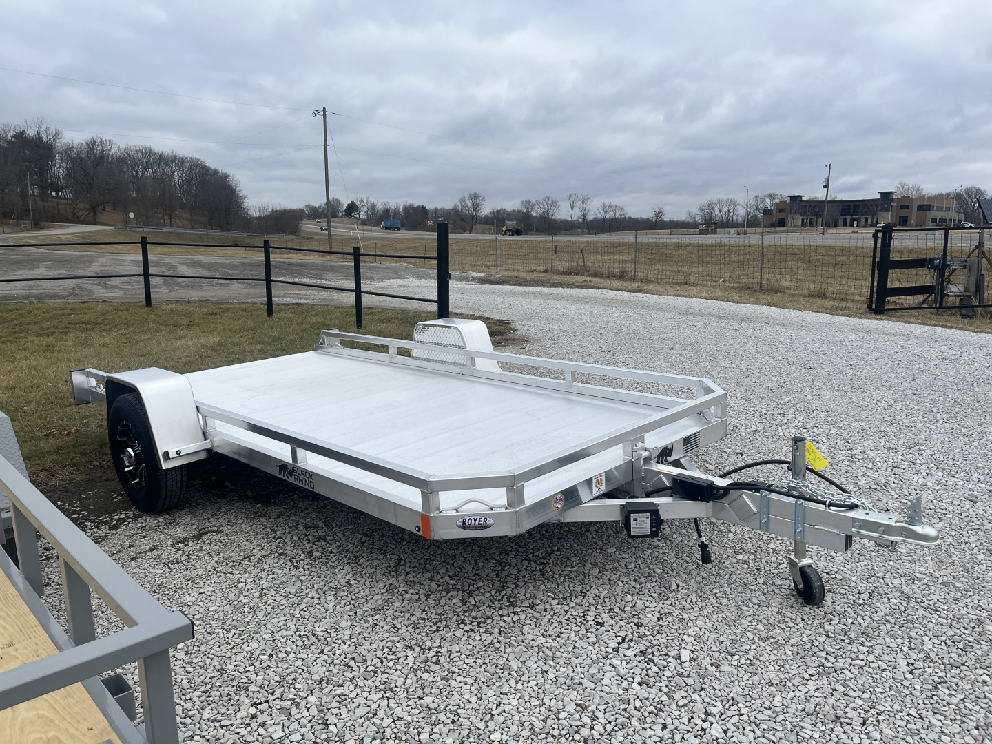 New 2026 Black Rhino 5K 81"x14' Aluminum Utility Trailer