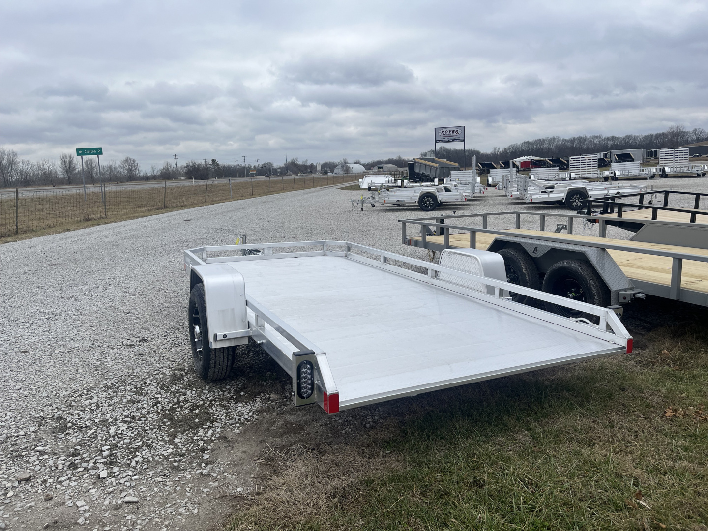 New 2026 Black Rhino 5K 81"x14' Aluminum Utility Trailer