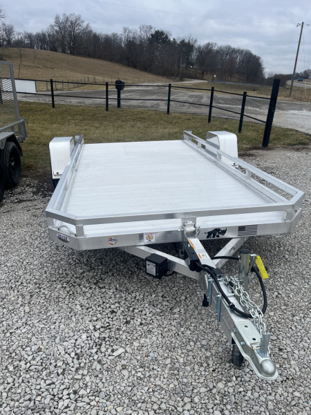 New 2026 Black Rhino 5K 81"x14' Aluminum Utility Trailer