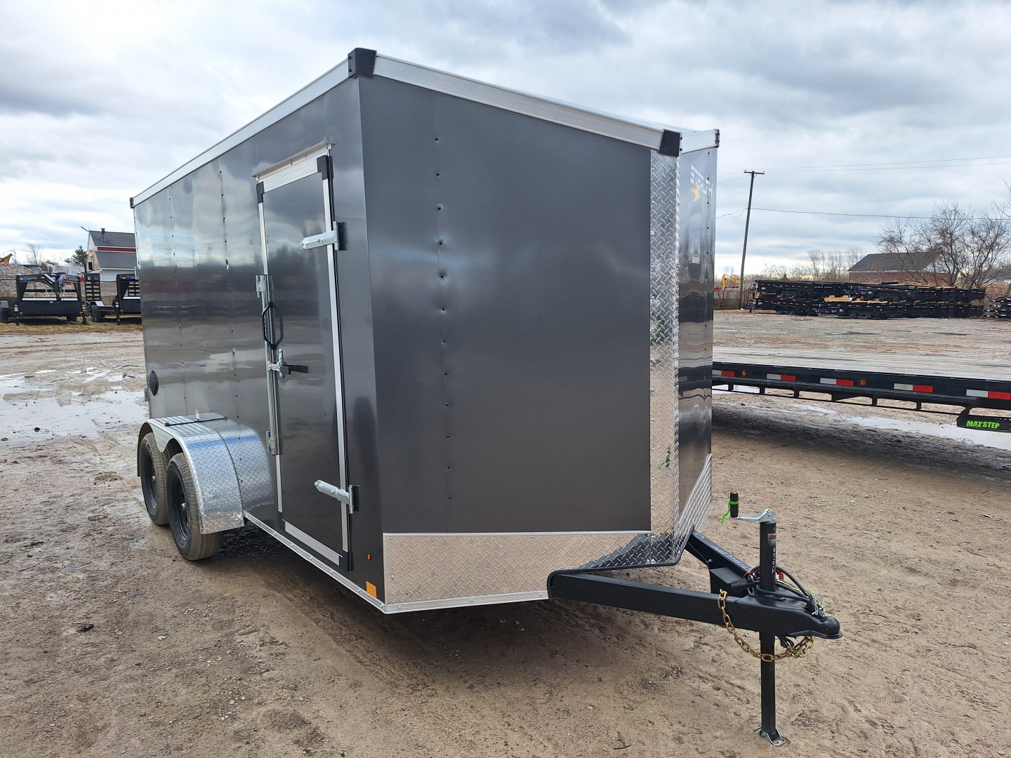 New 2026 Stealth 7 X 14 Cargo / Enclosed Trailer with Ramp and 6ft 6in interior Height