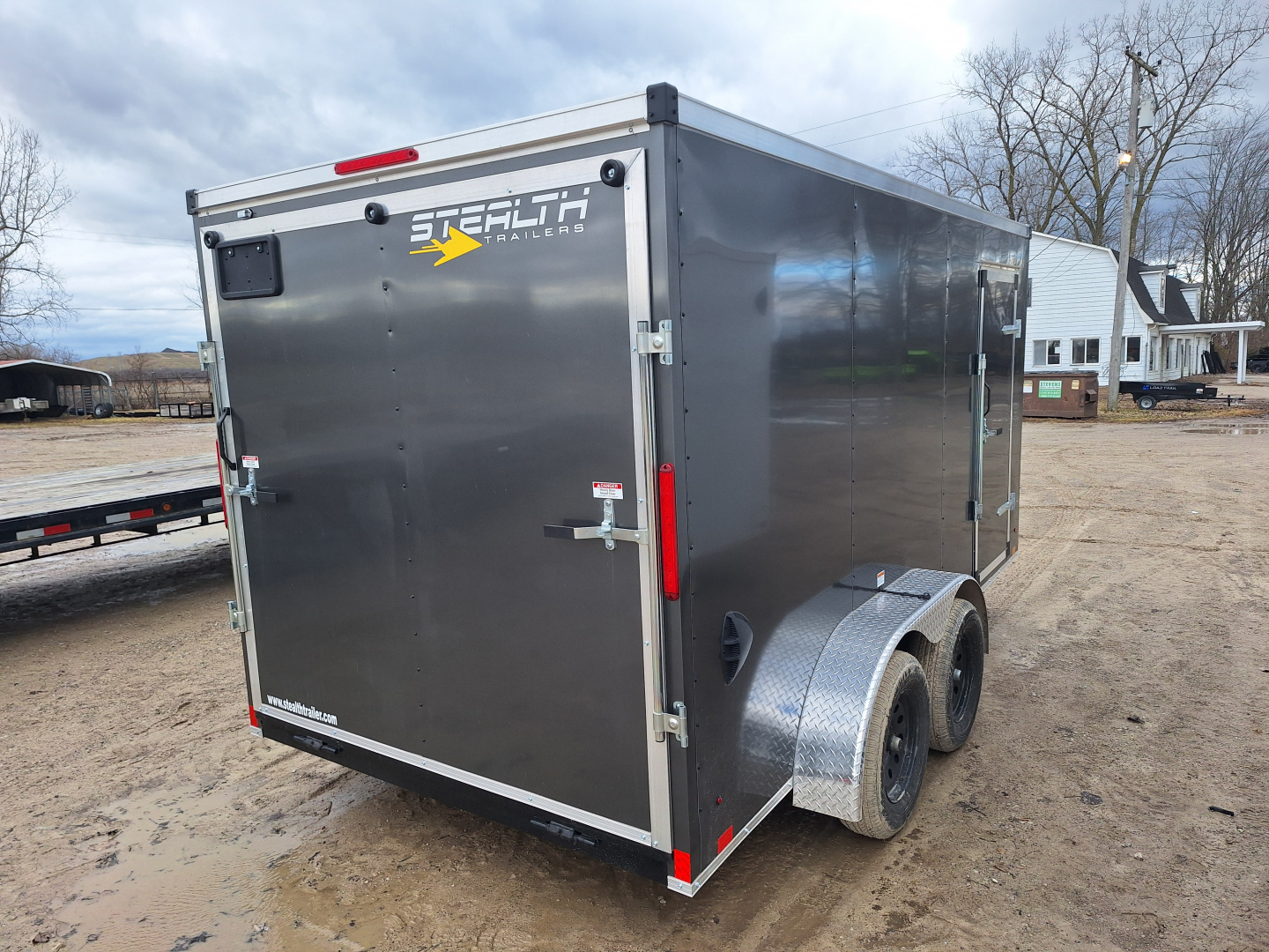 New 2026 Stealth 7 X 14 Cargo / Enclosed Trailer with Ramp and 6ft 6in interior Height
