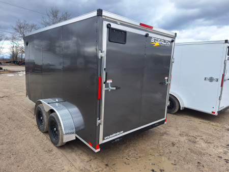 New 2026 Stealth 7 X 14 Cargo / Enclosed Trailer with Ramp and 6ft 6in interior Height