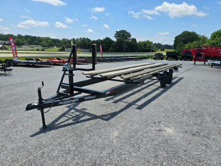New 2026 24' HEAVY DUTY TRITOON TRAILER 7K WITH BRAKES
