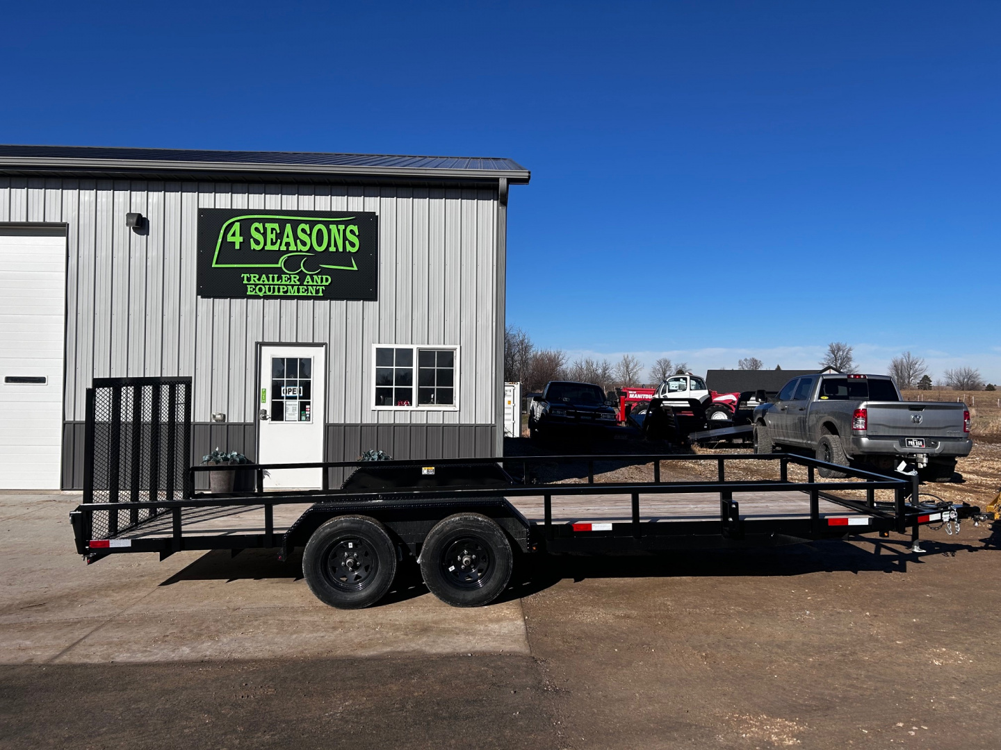 New 2026 H&H Trailers 82"X20' Rail Side Utility 7k gvwr Utility Trailer