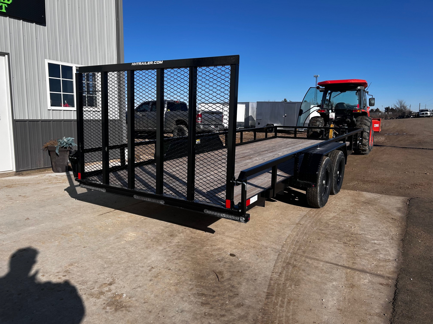 New 2026 H&H Trailers 82"X20' Rail Side Utility 7k gvwr Utility Trailer