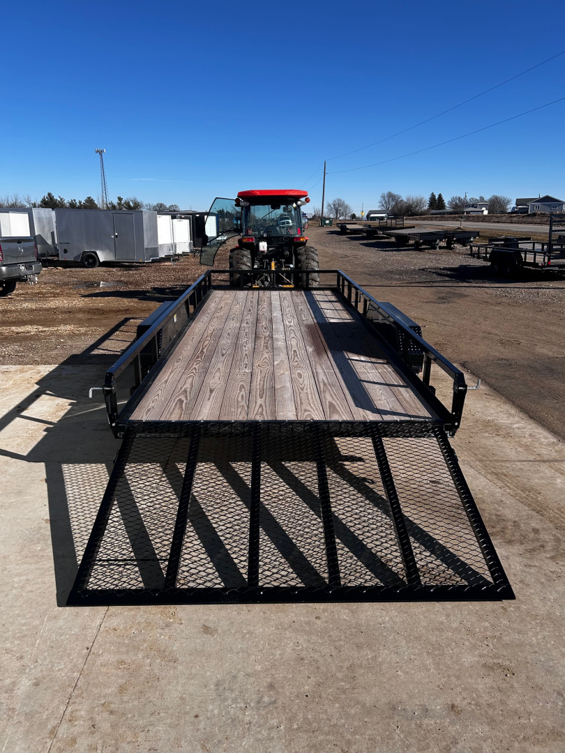New 2026 H&H Trailers 82"X20' Rail Side Utility 7k gvwr Utility Trailer